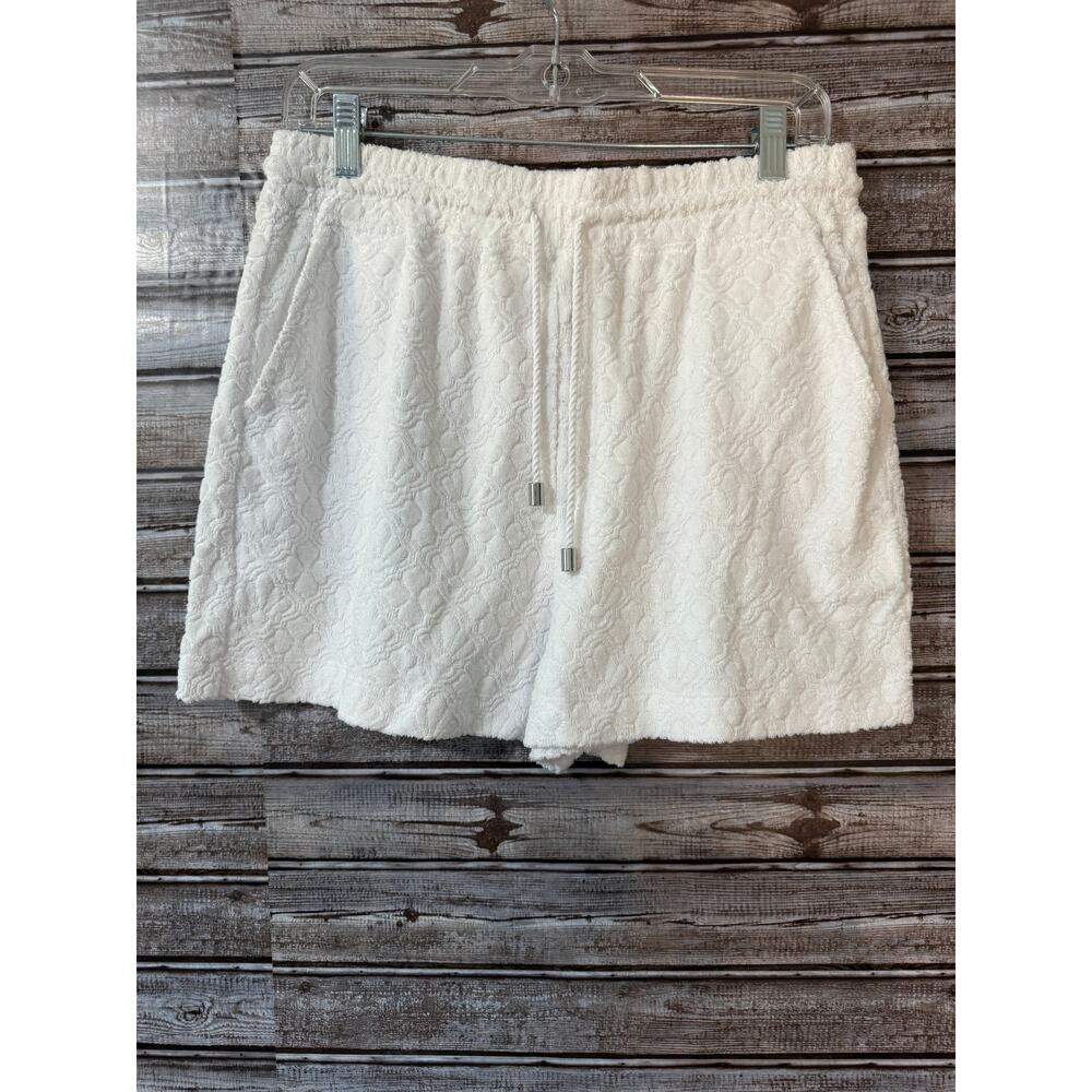 Tommy Bahama White textured beach shorts Size Small SM